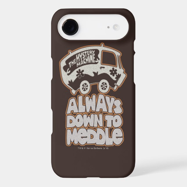 Mystery Machine "Always Down To Meddle" Case-Mate iPhone Case (Back)