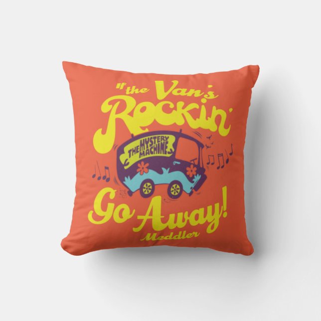 Mystery Machine "If The Van's Rockin'..." Cushion (Front)