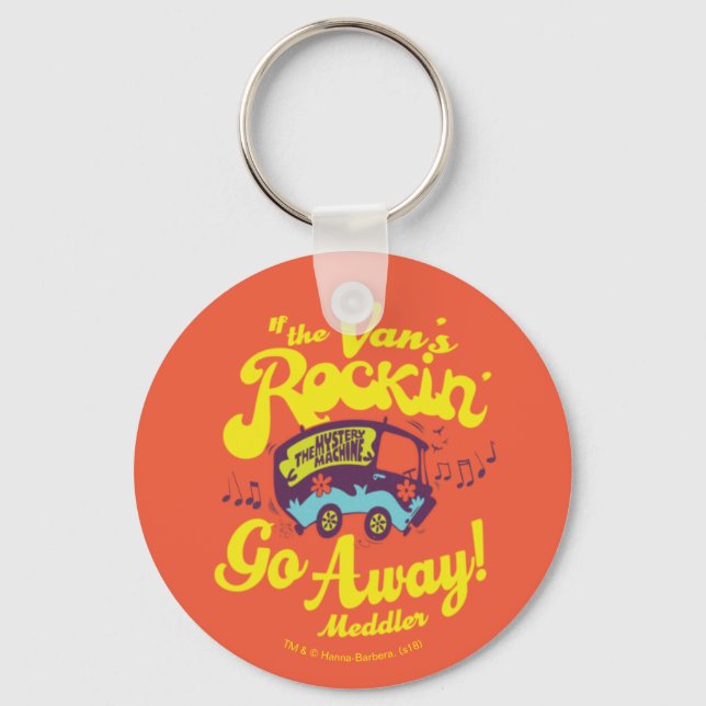 Mystery Machine "If The Van's Rockin'..." Key Ring (Front)