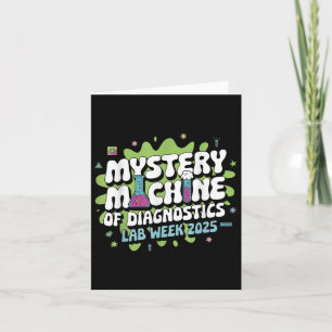 Mystery Machine Of Diagnostics Lab Week 2025 Funny Card
