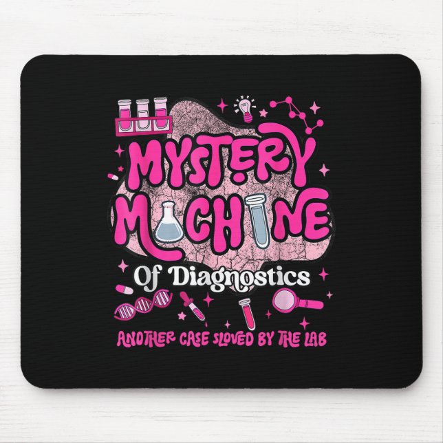 Mystery Machine Of Diagnostics Lab Week 2025 Med L Mouse Pad (Front)