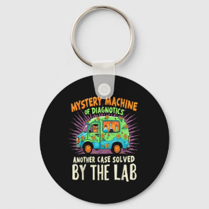 Mystery Machine Of Diagnostics Lab Week 2025 Tee  Key Ring