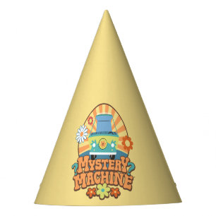 Mystery Machine Van Floral Graphic Party Hat
