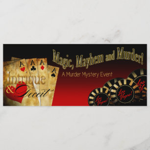 Mystery METALLIC ICE Las Vegas Deluxe FZ Invitation
