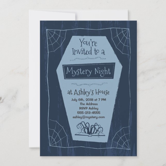 Mystery Night - Invitation (Front)