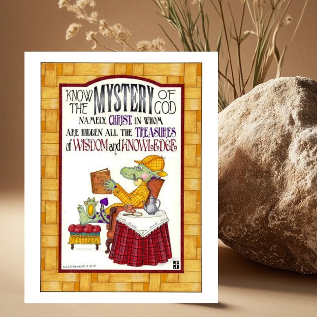 Mystery of God Inspirational Postcard (Creator Uploaded)