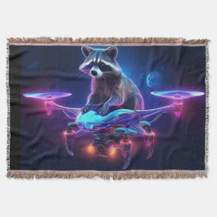 Mystery Of The Drones Solved Throw Blanket