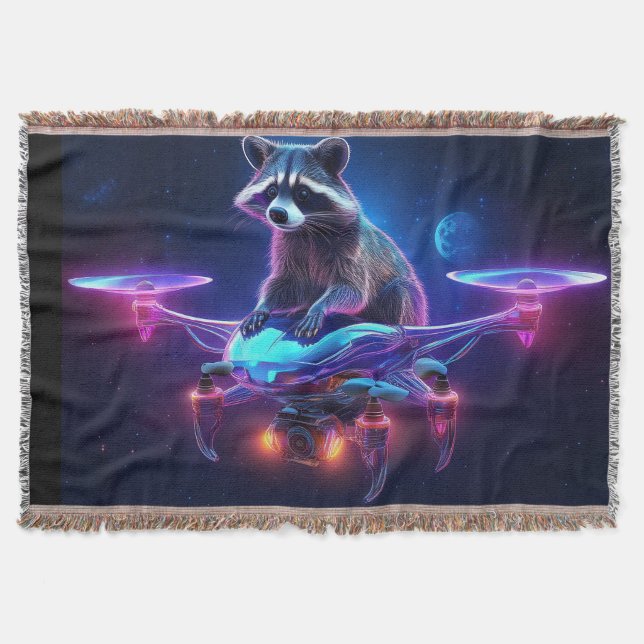 Mystery Of The Drones Solved Throw Blanket (Front)