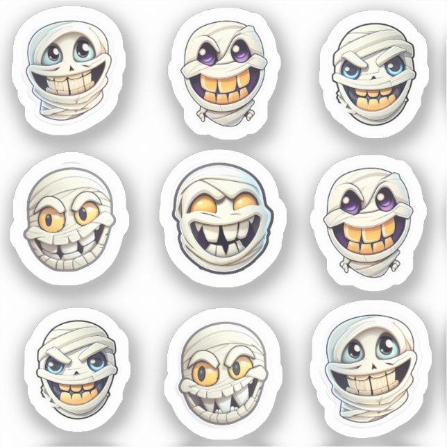 Mystery of the Mummies: Smiling Halloween Set (Front)