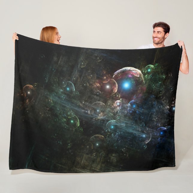 Mystery Of The Orb Cluster Fleece Blanket (In Situ)