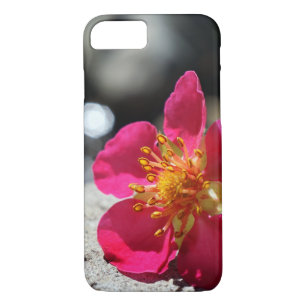 Mystery Pink Flower Photograph iPhone 8/7 Case