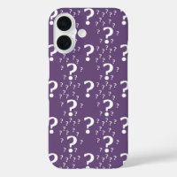 Mystery question mark riddle puzzle purple