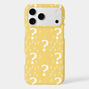 Mystery question mark riddle puzzle yellow