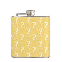 Mystery question mark riddle puzzle yellow