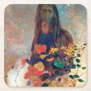 Mystery, Redon Square Paper Coaster