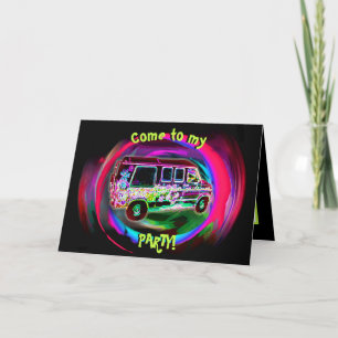 Mystery Van Party Card