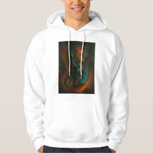 MySthical Fire Phoenix Beast – Epic Fantasy Art Hoodie