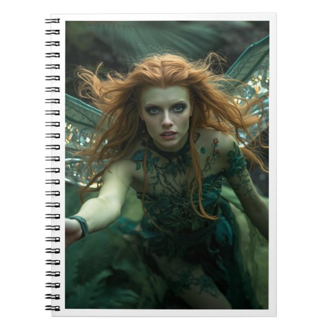 Mystic Alien Goddess Journal – Nature Inspired  (Front)