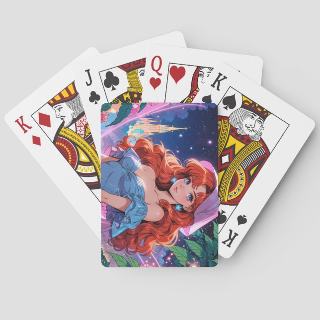 Mystic Anime Playing Cards (Back)