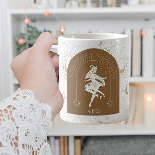 Mystic Aries Zodiac Stars Horoscope Coffee Mug