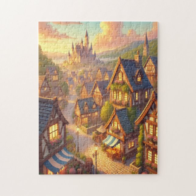 Mystic Avenue: A Stroll Through Another World Jigsaw Puzzle (Vertical)