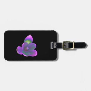 Mystic Beauty Crocus Flower Custom Luggage Tag