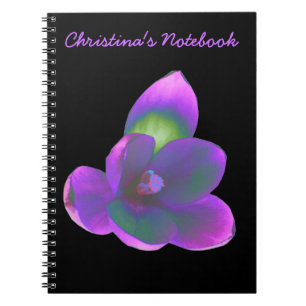 Mystic Beauty Crocus Flower Customisable Notebook