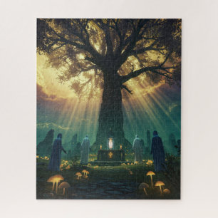 Mystic Beings Walking to their Holy Energy Jigsaw Puzzle