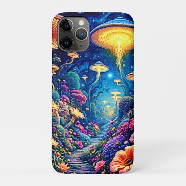 Mystic Bloom Forest Under Stars Case-Mate iPhone Case (Back)