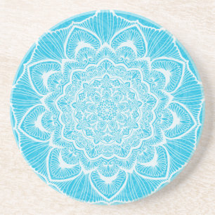 Mystic Bloom Mandala Coaster