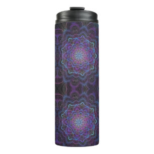 Mystic Bloom Mandala  Thermal Tumbler