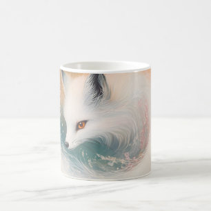 Mystic Bloom Spring Fox Watercolor Coffee Mug