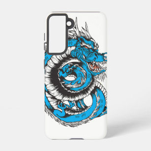 Mystic Blue Dragon Artwork Samsung Galaxy Case