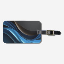 Mystic Blue Traveller Luggage Tag