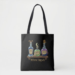 Mystic Brews Whimsical Witchy Potions & Elixirs Tote Bag