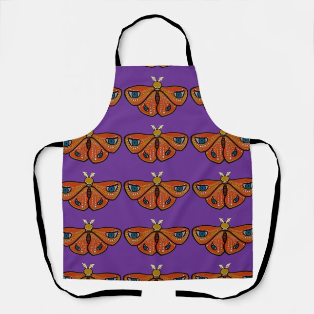Mystic Butterfly with Eyes Apron (Front)