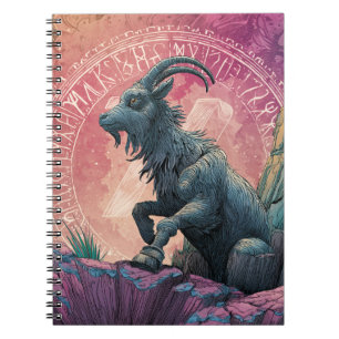 Mystic Capricorn Zodiac Notebook