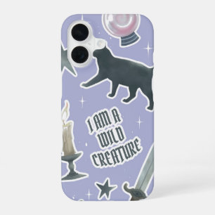 Mystic Cat & Crystal Ball iPhone 16 Case