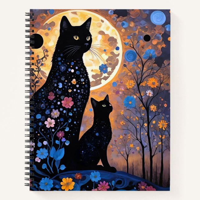 Mystic Cats  Notebook (Front)
