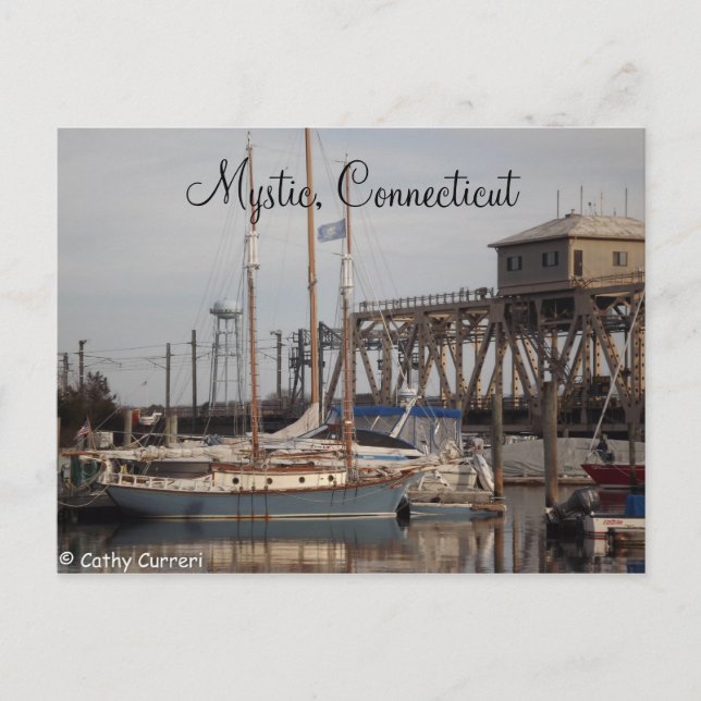 Mystic, Connecticut Postcard (Front)