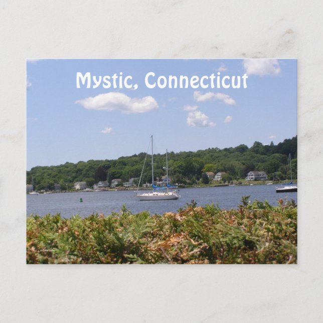 Mystic, Connecticut Postcard (Front)