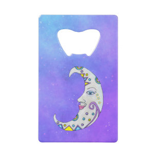 Mystic Crescent Moon Colourful Decorations Face Sk