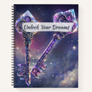 Mystic Crystal Key Notebook