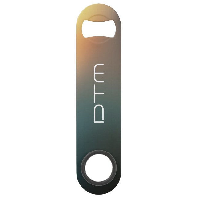 Mystic Custom Monogram Bottle Opener (Front)