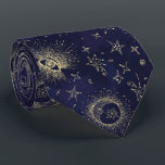 Mystic design vintage style. Eye, moon, stars Tie<br><div class="desc">Mystic design vintage style. Eye, moon, stars If you didn't find a product what you want with my design in our store, be free to contact me and I will create it for you. Thank you for your attention to our shop. Making designs is our big love! And wFashion illustration...</div>