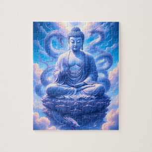 Mystic Dragon Buddha Meditation Jigsaw Puzzle