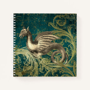 Mystic Dragon & Star Map Notebook