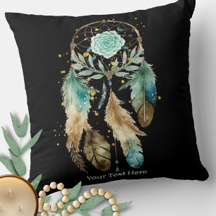 Mystic Dreamcatcher Spiritual Metaphysical Yoga Cushion