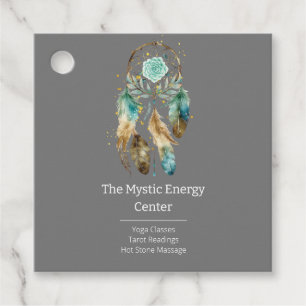 Mystic Dreamcatcher Spiritual Metaphysical Yoga Favour Tags