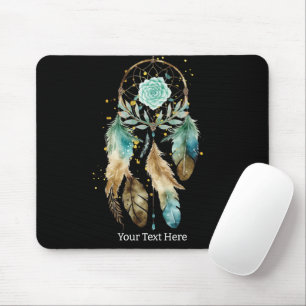 Mystic Dreamcatcher Spiritual Metaphysical Yoga Mouse Pad